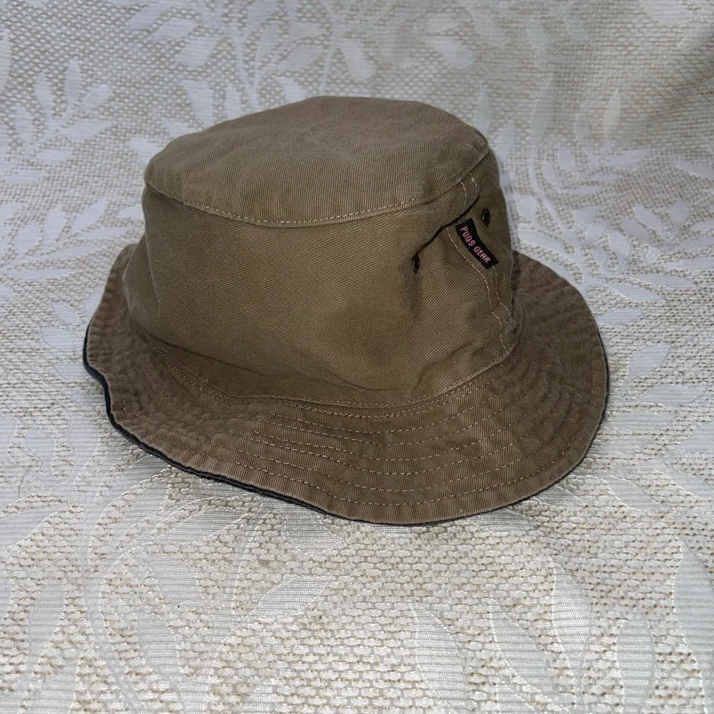 Pugs Gear Kids reversible Brown - Black Bucket Hat